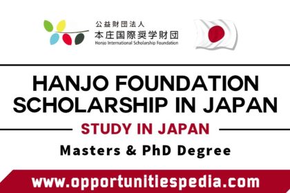 Hanjo Foundation Scholarship in Japan 2026 (Study in Japan)