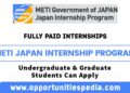 METI Japan Internship Program 2024 (Fully Funded)