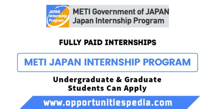 METI Japan Internship Program 2025 (Fully Funded)