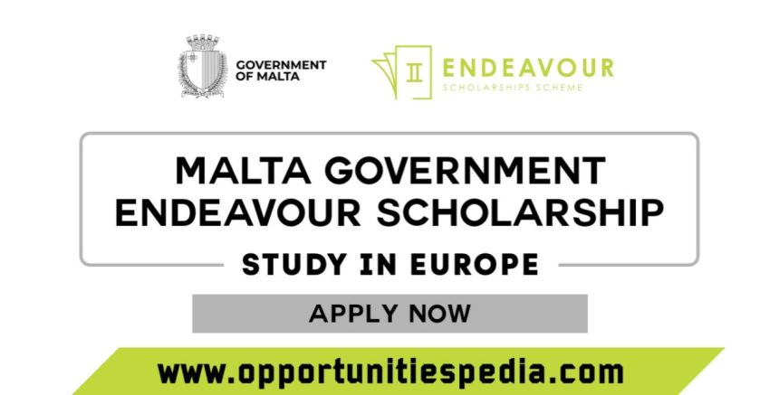 Malta Government Endeavour Scholarships Scheme 2025 (Study in Europe)