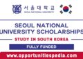 Seoul National University Scholarships 2024-25 in South Korea (Fully Funded)