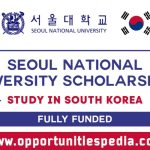 Seoul National University Scholarships 2026 in South Korea (Fully Funded)