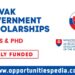 Slovak Government Scholarships 2024-2025 (Fully Funded)