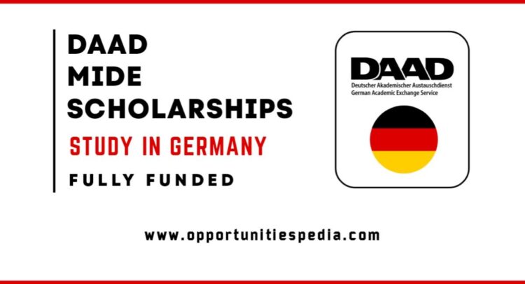 DAAD MIDE Scholarships 2026 in Germany (Fully Funded)