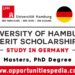 University of Hamburg Merit Scholarships 2024-25 in Germany