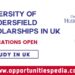 University of Huddersfield Scholarships 2025 in the UK