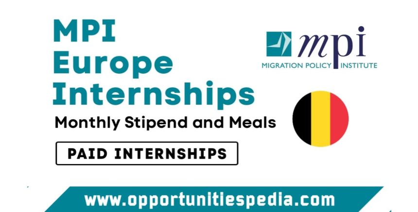 MPI Europe Internships 2024-2025 in Belgium