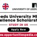 Leeds University MBA Excellence Scholarships 2025 in the UK