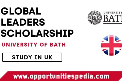 University of Bath Global Leaders Scholarship 2025 in UK