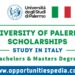 University of Palermo Scholarships 2025-2026 (Study in Italy)