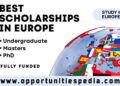 Best Scholarships 2025 in Europe for International Students