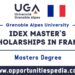 IDEX Master Scholarships at Grenoble Alpes University in France 2025-2026