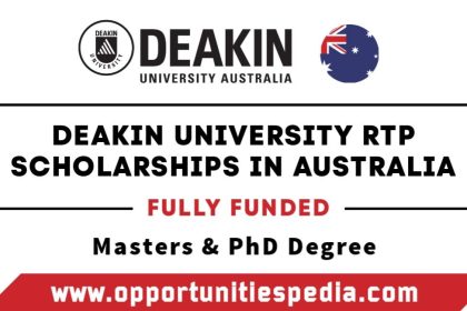 Deakin University RTP Scholarships 2025-26 in Australia (Fully Funded)