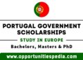 Portugal Government Scholarships 2024-2025 (Study in Europe)