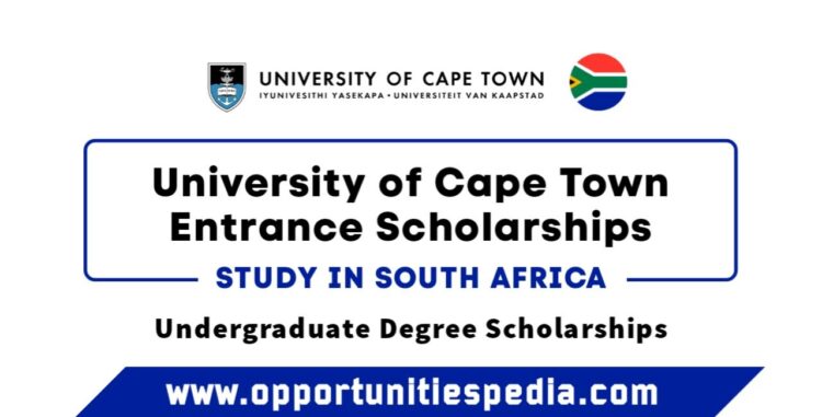 University of Cape Town Entrance Scholarships 2025 in South Africa