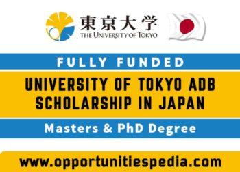ADB Japan Scholarship 2026 at University of Tokyo Japan (Fully Funded)