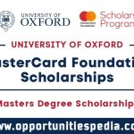 Mastercard Foundation Scholarships 2026 at the University of Oxford