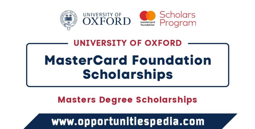 Mastercard Foundation Scholarships 2026 at the University of Oxford