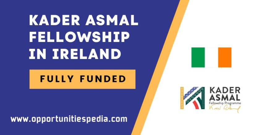Kader Asmal Fellowship 2026-27 in Ireland (Fully Funded)