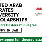 United Arab Emirates University Scholarships 2025-26 (Study in UAE)