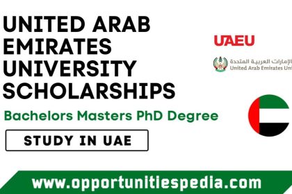 United Arab Emirates University Scholarships 2025-26 (Study in UAE)