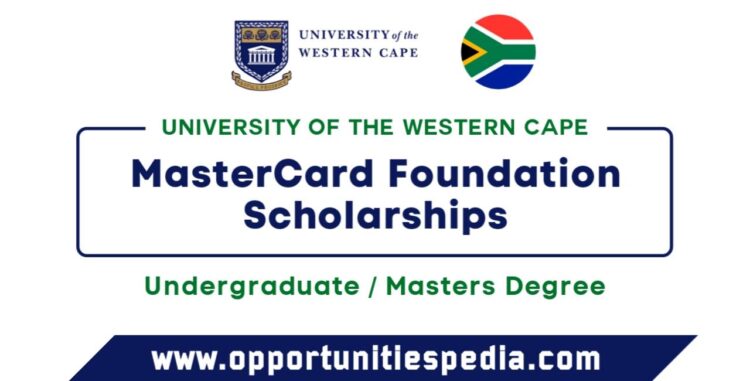 Mastercard Foundation Scholarship 2026 at the University of the Western Cape (Fully Funded)