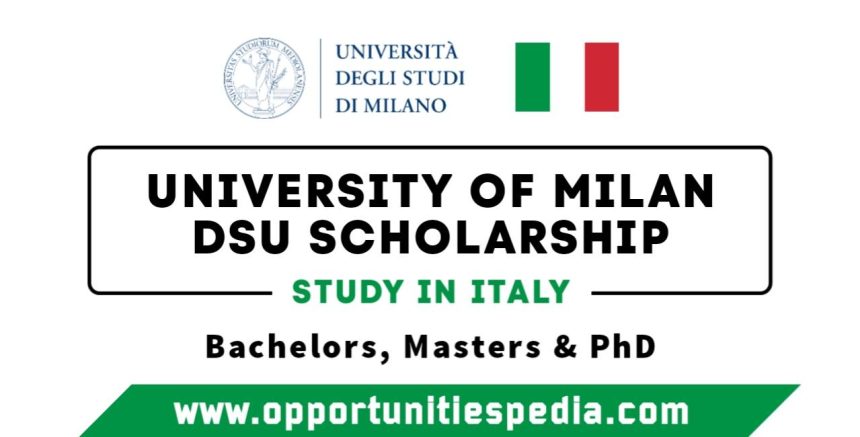 University of Milan DSU Scholarship 2025-2026 (Study in Italy)