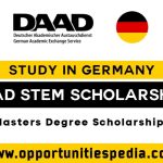 DAAD Study Scholarships 2025 for STEM Disciplines in Germany