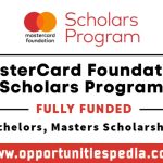 Mastercard Foundation Scholars Program 2026 (Fully Funded)