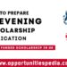 How to prepare your Chevening Scholarship 2025 Application