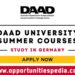 DAAD University Summer Courses in Germany