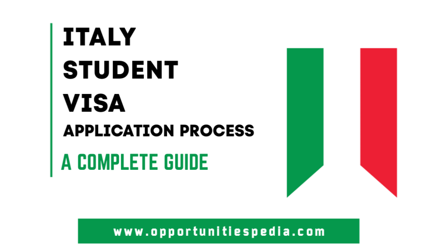 Italy Student Visa 2025 | Application Process