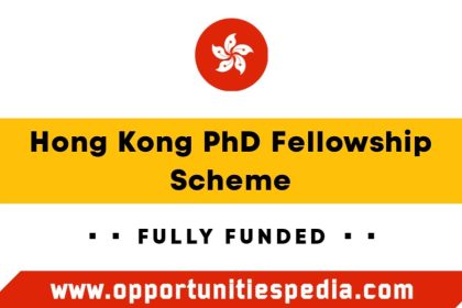 Hong Kong PhD Fellowship 2026-27 - Fully Funded (400 Awards)