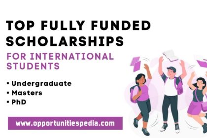 Top Fully Funded Scholarships 2025-2026 for International Students