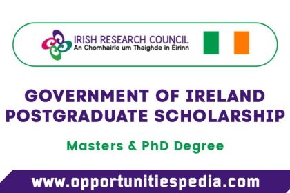 Government of Ireland Postgraduate Scholarship 2026