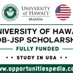 University of Hawaii ADB-JSP Scholarship 2025 in USA (Fully Funded)