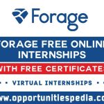Forage Free Online Internships 2024 with Certificates