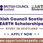 British Council Scotland EARTH Scholarships 2025