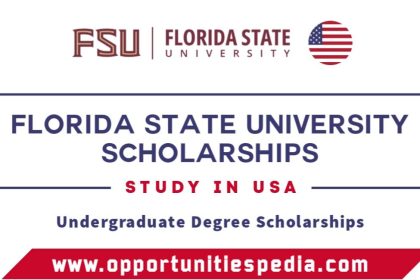 Florida State University Scholarships 2025-26 in USA