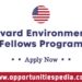 Harvard Environmental Fellows Program 2026 in USA