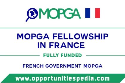 MOPGA Fellowship 2026 in France (Fully Funded)