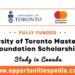 University of Toronto MasterCard Scholarship 2025 in Canada (Fully Funded)