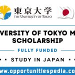 University of Tokyo MEXT Scholarship 2026 in Japan (Fully Funded)