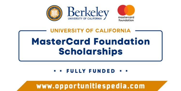 University of California MasterCard Scholarship 2025-26 (Fully Funded)