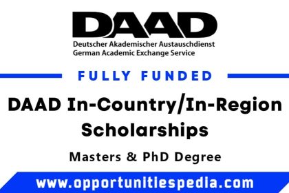 DAAD In-Country / In-Region Scholarships 2025 (Fully Funded)