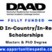 DAAD In-Country / In-Region Scholarships 2025 (Fully Funded)