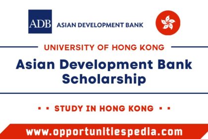 University of Hong Kong ADB Scholarship 2025 (Fully Funded)