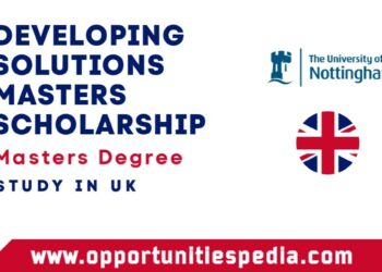 Developing Solutions Masters Scholarship 2025 in UK