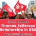 Thomas Jefferson Scholarship Program 2025 in USA (Fully Funded)