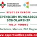 Stipendium Hungaricum Scholarships 2025 in Hungary (Fully Funded)
